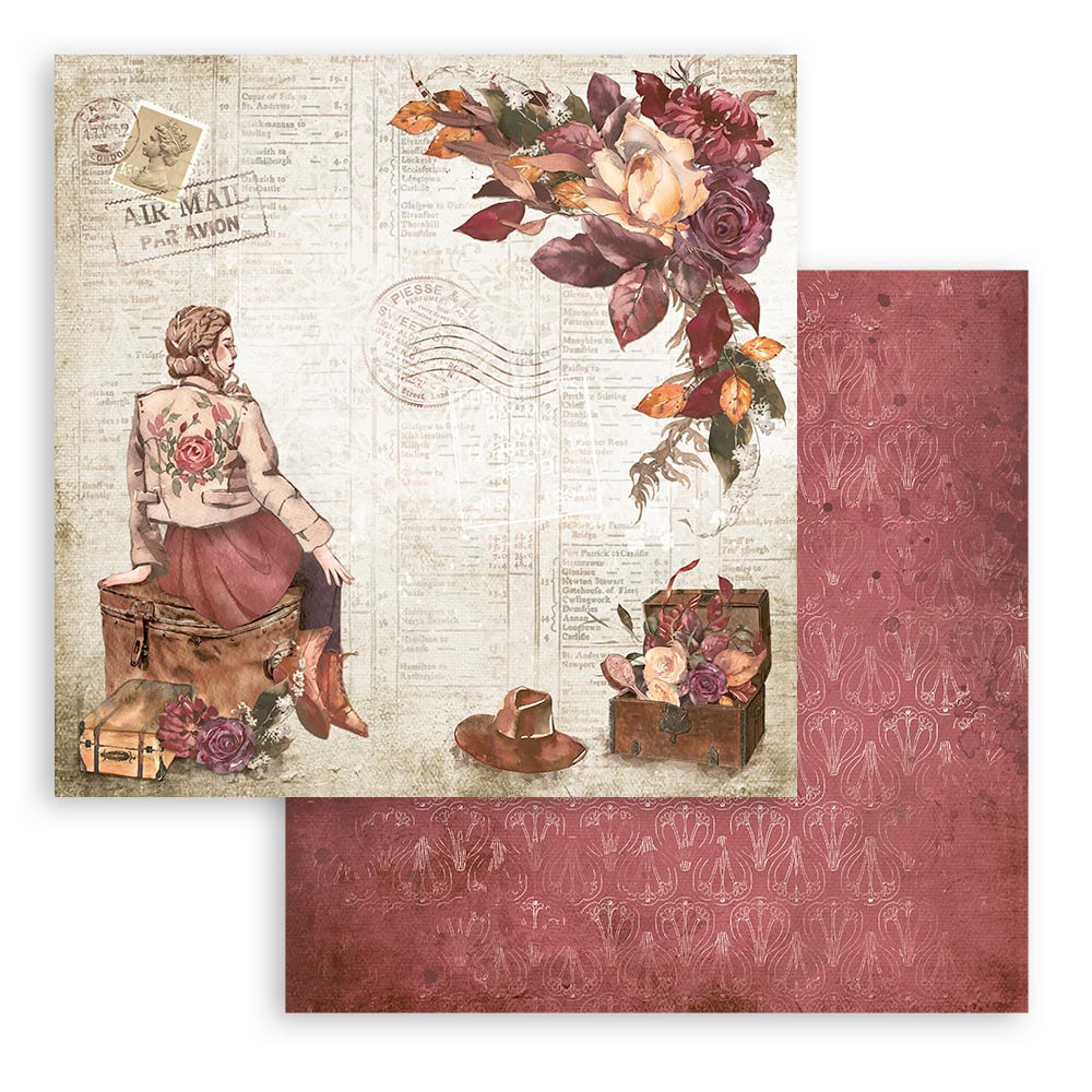 12”x12” (30.5x30.5cm) Paper Pad 10 Double Sided Printed Sheets - Our Way