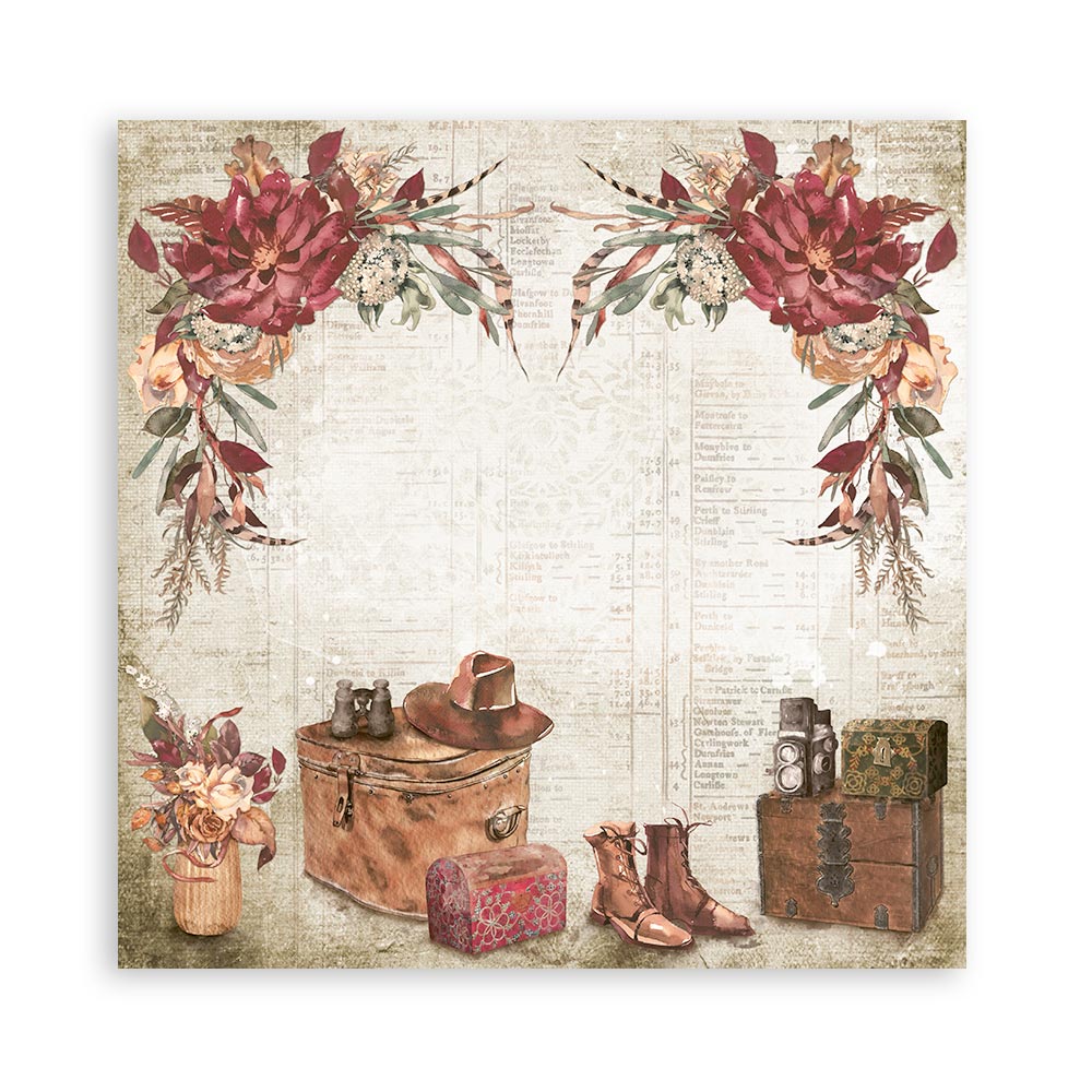 12”x12” (30.5x30.5cm) Paper Pad 10 Double Sided Printed Sheets - Our Way