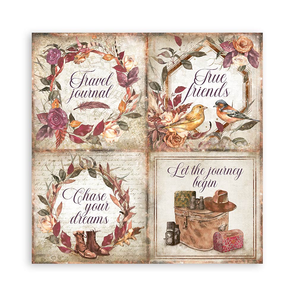 12”x12” (30.5x30.5cm) Paper Pad 10 Double Sided Printed Sheets - Our Way