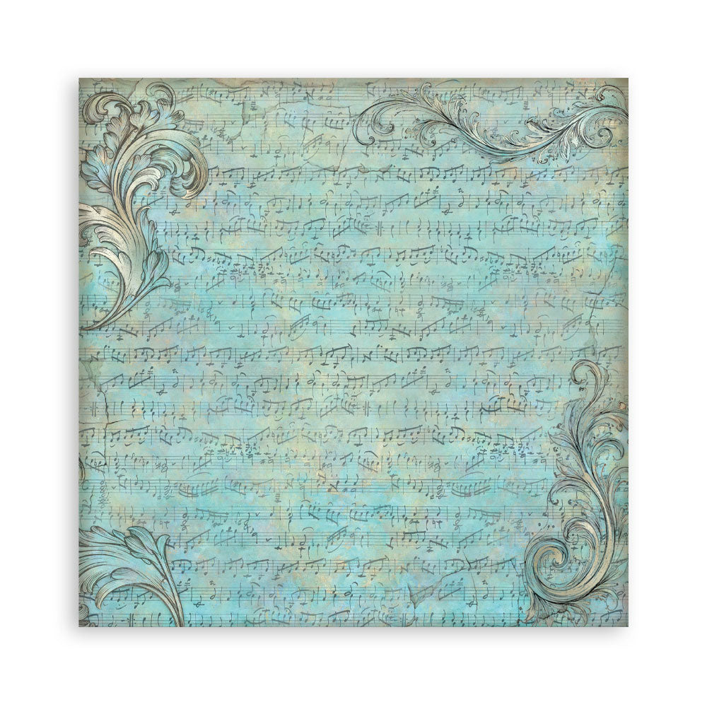 Scrapbooking Printed Pad For Art And Craft 10 Sheets cm 30.5x30.5 (12"x12") Backgrounds - Symphony