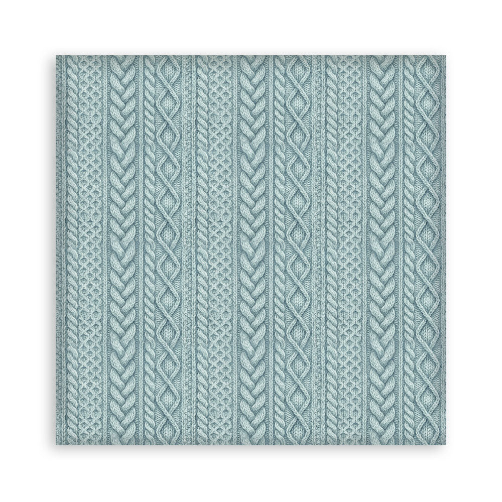 Scrapbooking Printed Pad For Art And Craft 10 Sheets cm 30.5x30.5 (12"x12") Backgrounds - White Christmas