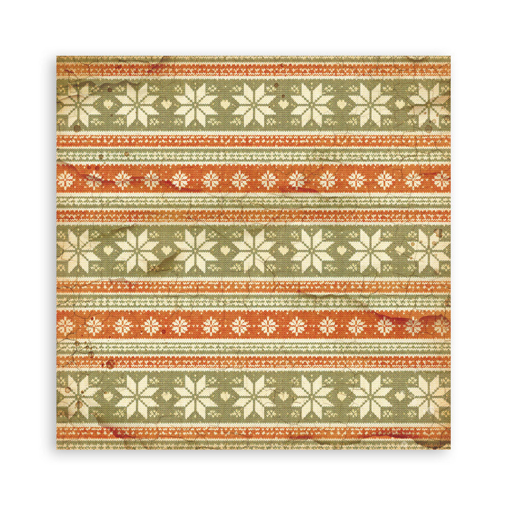 Scrapbooking Printed Pad For Art And Craft 10 Sheets cm 30.5x30.5 (12"x12") Backgrounds - Silent Night