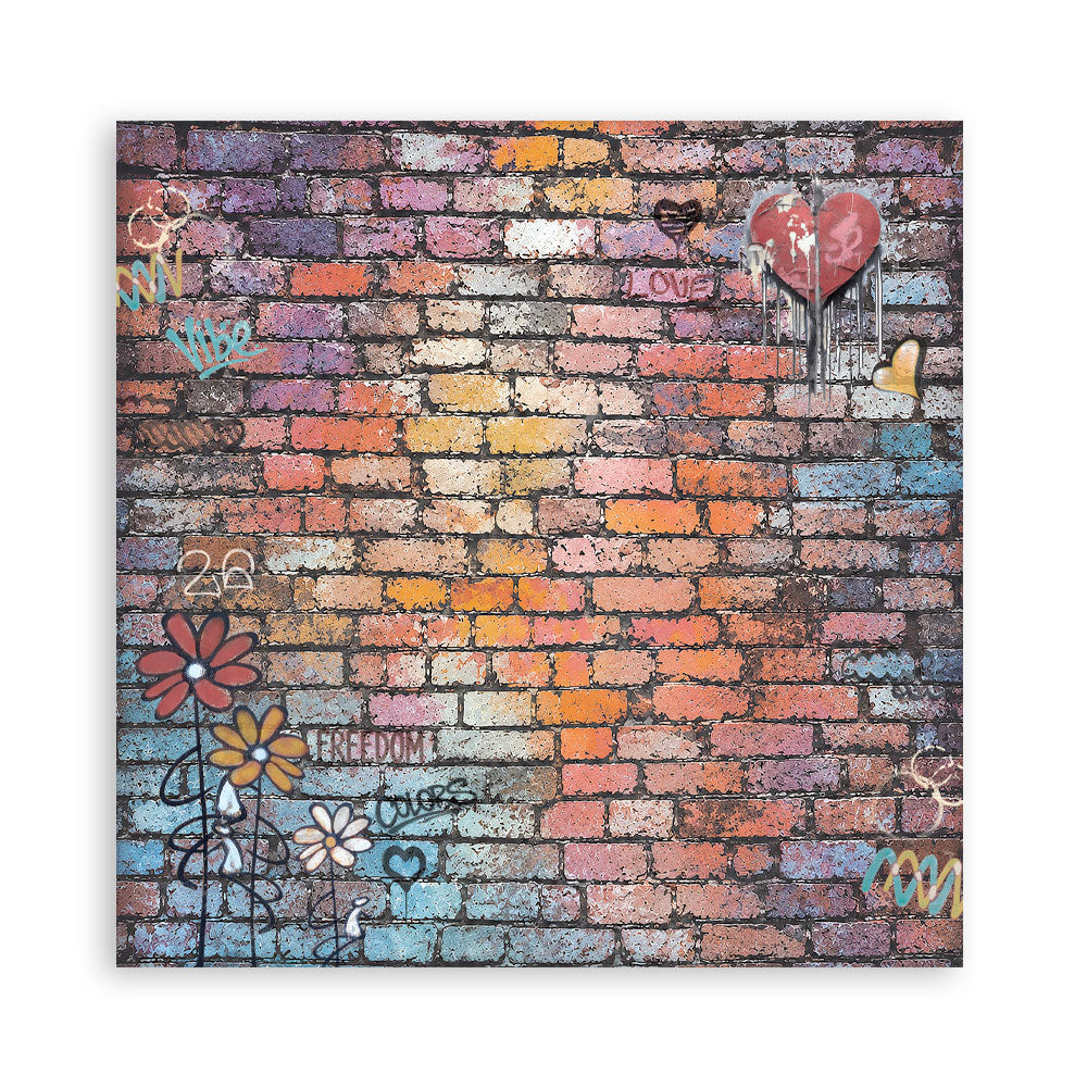 12”x12” (30.5x30.5 cm) Paper Pad 10 Double Sided Printed Backgrounds Sheets - Furry Friends 2