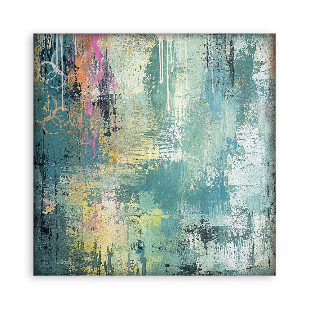 12”x12” (30.5x30.5 cm) Paper Pad 10 Double Sided Printed Backgrounds Sheets - Furry Friends 2