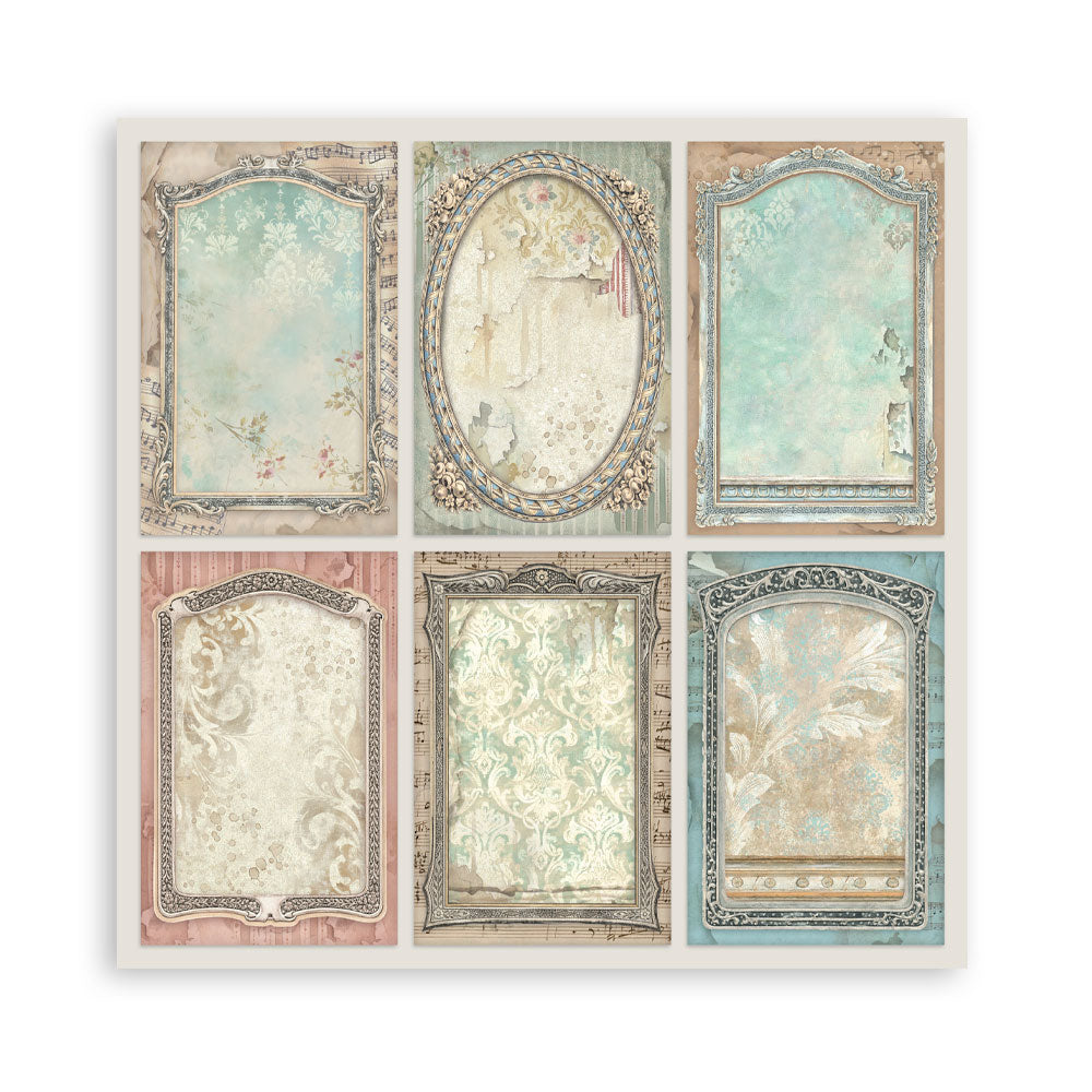 Scrapbooking Printed Pad For Art And Craft 10 Sheets cm 20.3x20.3 (8"x8") - Symphony