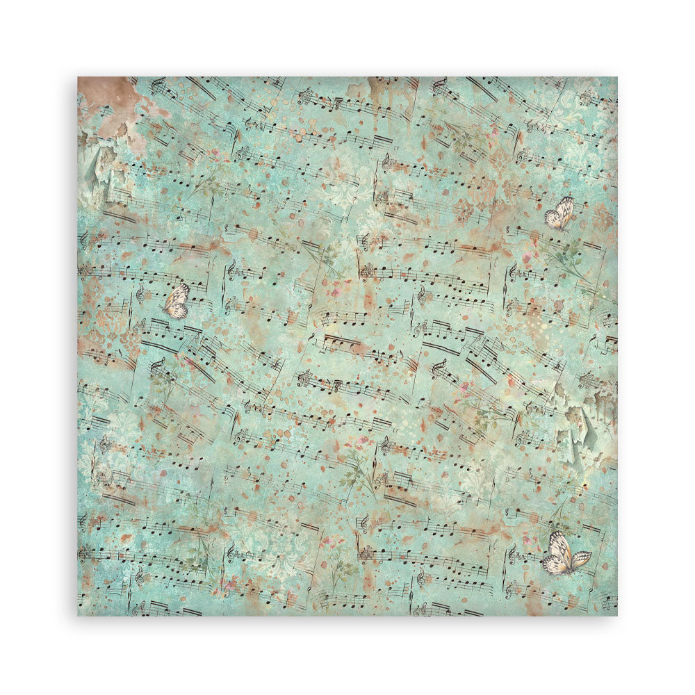 Scrapbooking Printed Pad For Art And Craft 10 Sheets cm 20.3x20.3 (8"x8") Backgrounds Symphony