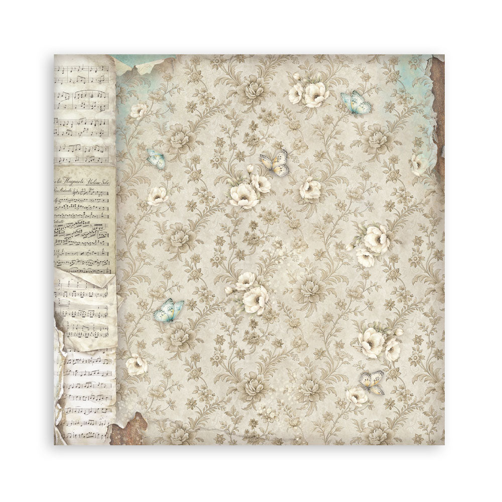 Scrapbooking Printed Pad For Art And Craft 10 Sheets cm 20.3x20.3 (8"x8") Backgrounds Symphony
