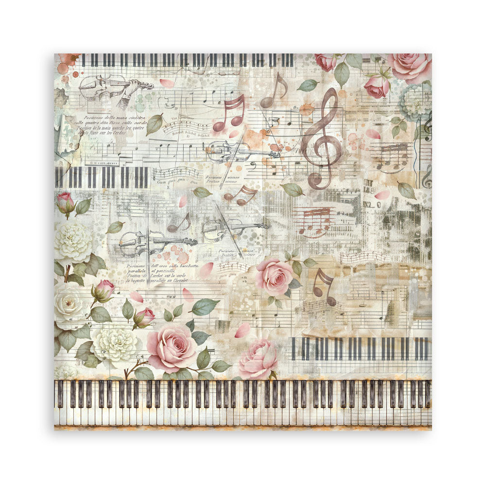 Scrapbooking Printed Pad For Art And Craft 10 Sheets cm 20.3x20.3 (8"x8") Backgrounds Symphony