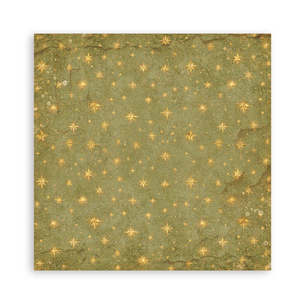 Scrapbooking Printed Pad For Art And Craft 10 Sheets cm 20.3x20.3 (8"x8") Backgrounds - Silent Night