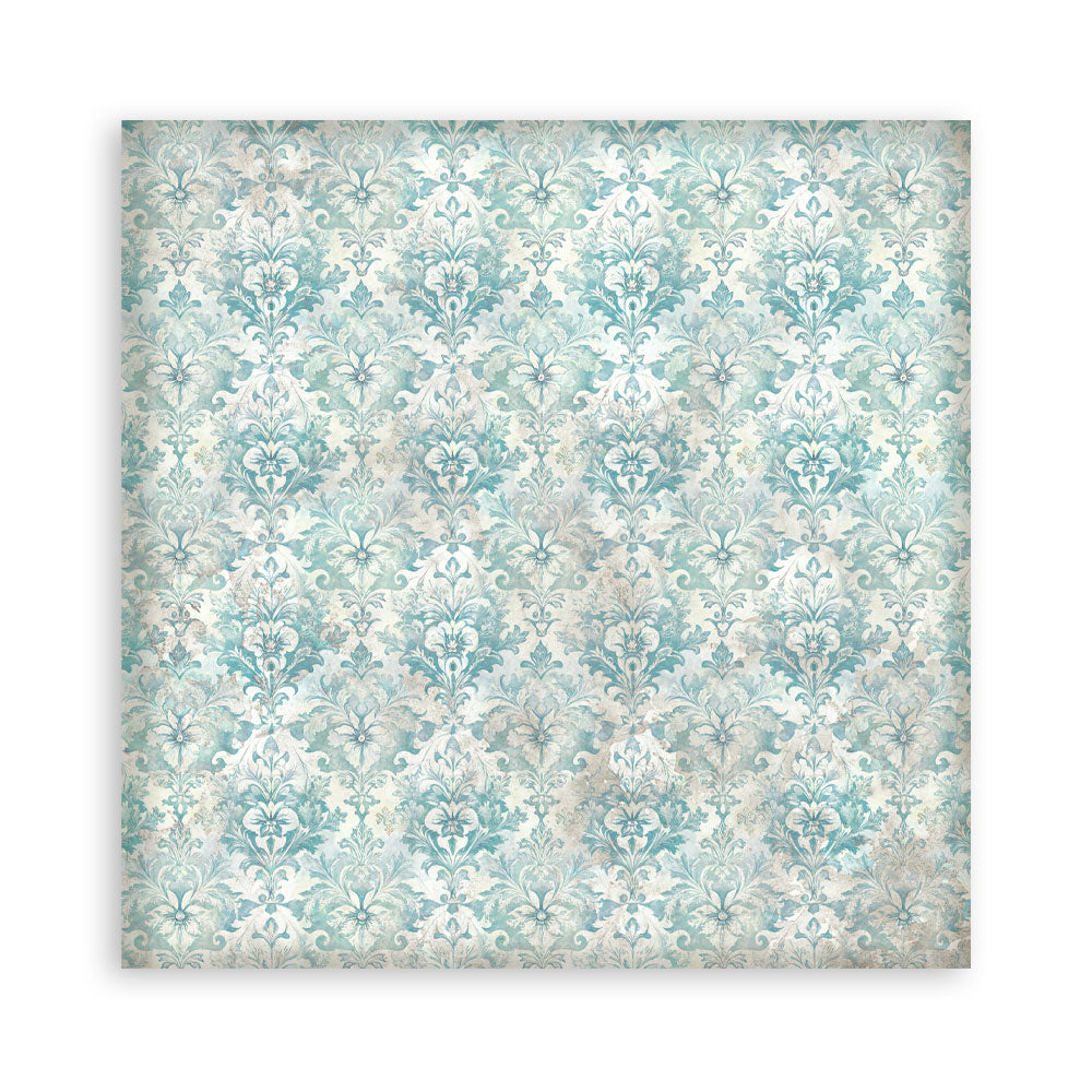Scrapbooking Printed Pad For Art And Craft 22 Sheets cm 20.3x20.3 (8"x8") Single Face White Christmas