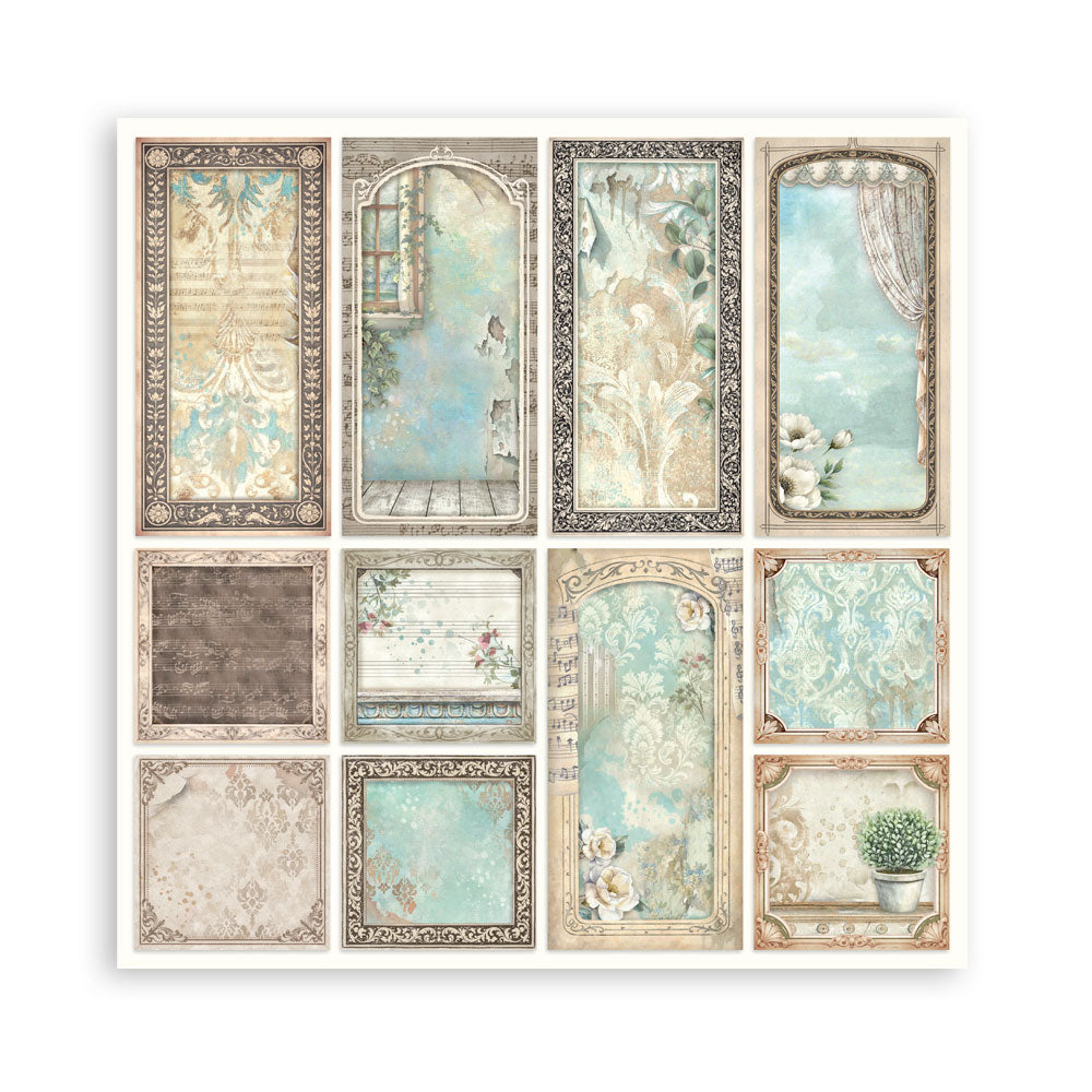 Scrapbooking Printed Pad For Art And Craft 22 Sheets cm 30.5x30.5 (12"x12") Single Face - Symphony