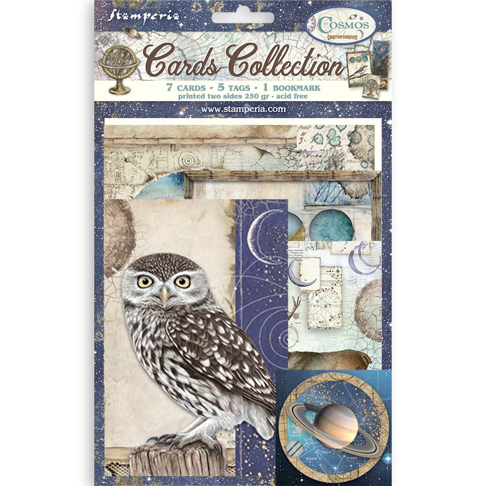 Printed Art Cards Collection - Cosmos
