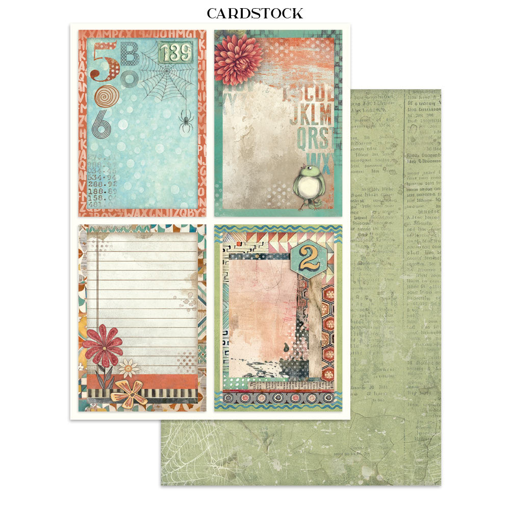 Printed Art Junk Journal: Stickers, Cut-Outs, Backgrounds For Art And Craft - Furry Friends