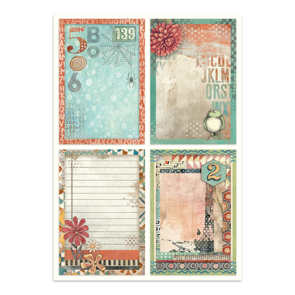 Printed Art Junk Journal: Stickers, Cut-Outs, Backgrounds For Art And Craft - Furry Friends