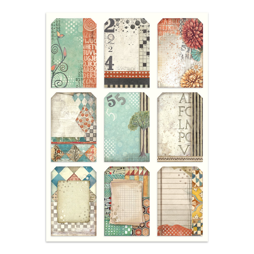 Printed Art Junk Journal: Stickers, Cut-Outs, Backgrounds For Art And Craft - Furry Friends