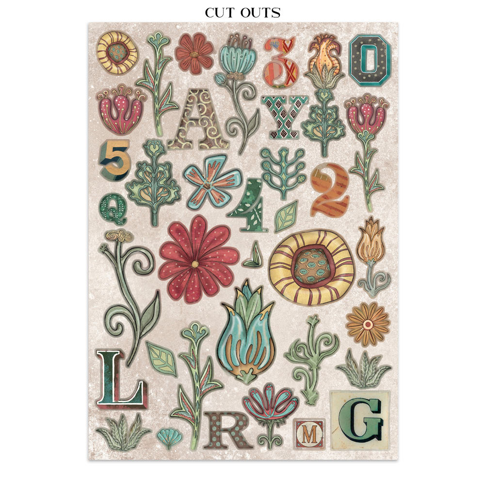 Printed Art Junk Journal: Stickers, Cut-Outs, Backgrounds For Art And Craft - Furry Friends