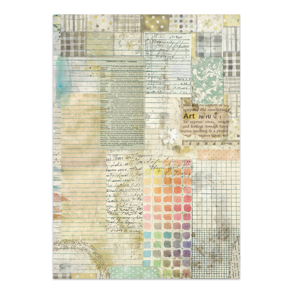 Printed Art Junk Journal: Stickers, Cut-Outs, Backgrounds For Art And Craft - Daisy Art