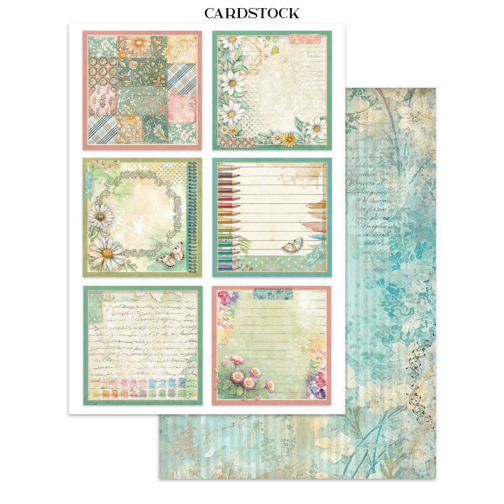 Printed Art Junk Journal: Stickers, Cut-Outs, Backgrounds For Art And Craft - Daisy Art