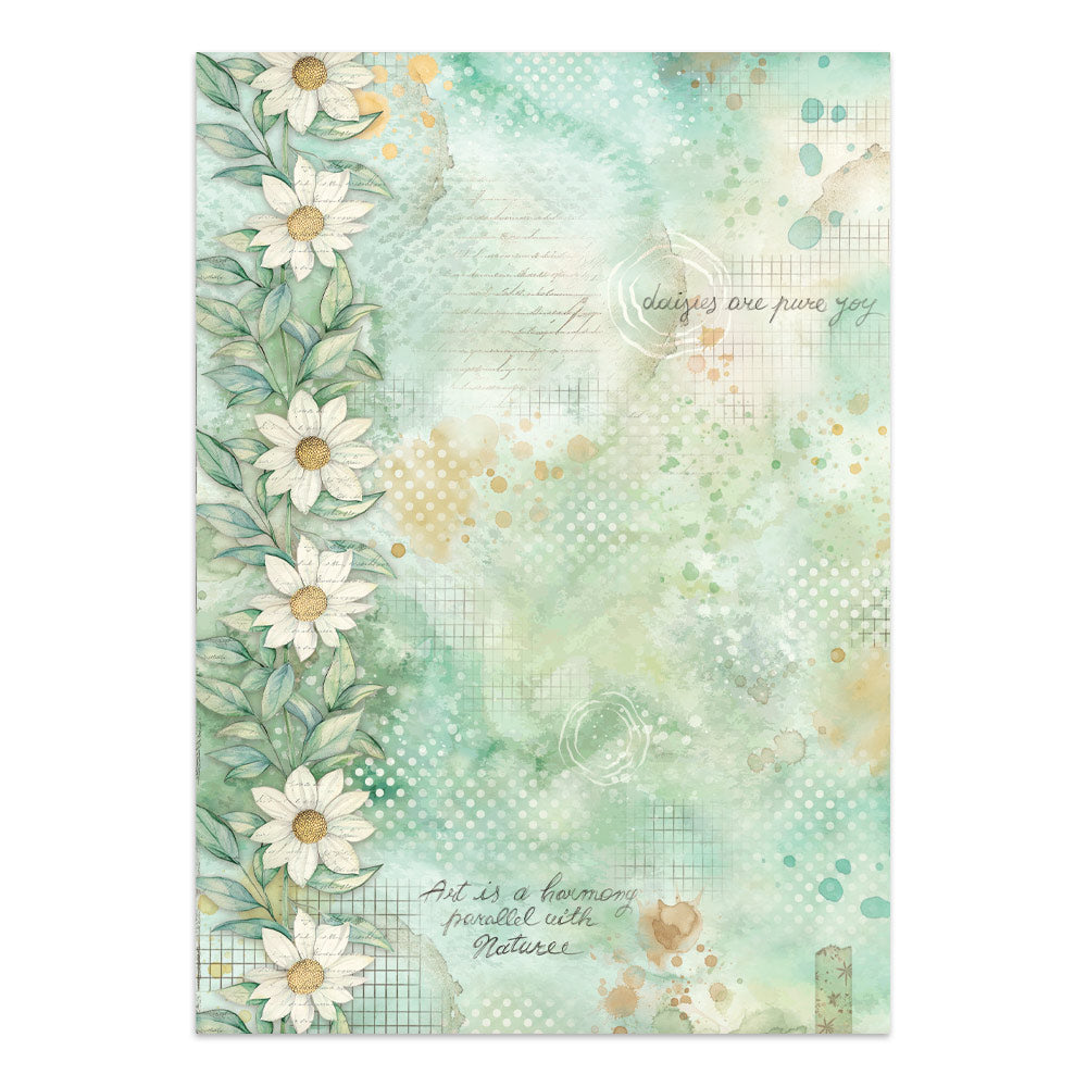Printed Art Junk Journal: Stickers, Cut-Outs, Backgrounds For Art And Craft - Daisy Art