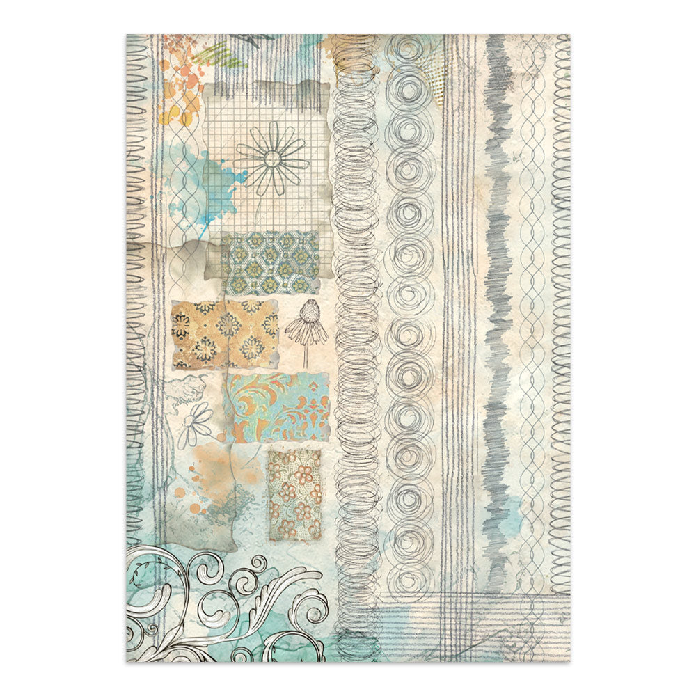 Printed Art Junk Journal: Stickers, Cut-Outs, Backgrounds For Art And Craft - Daisy Art