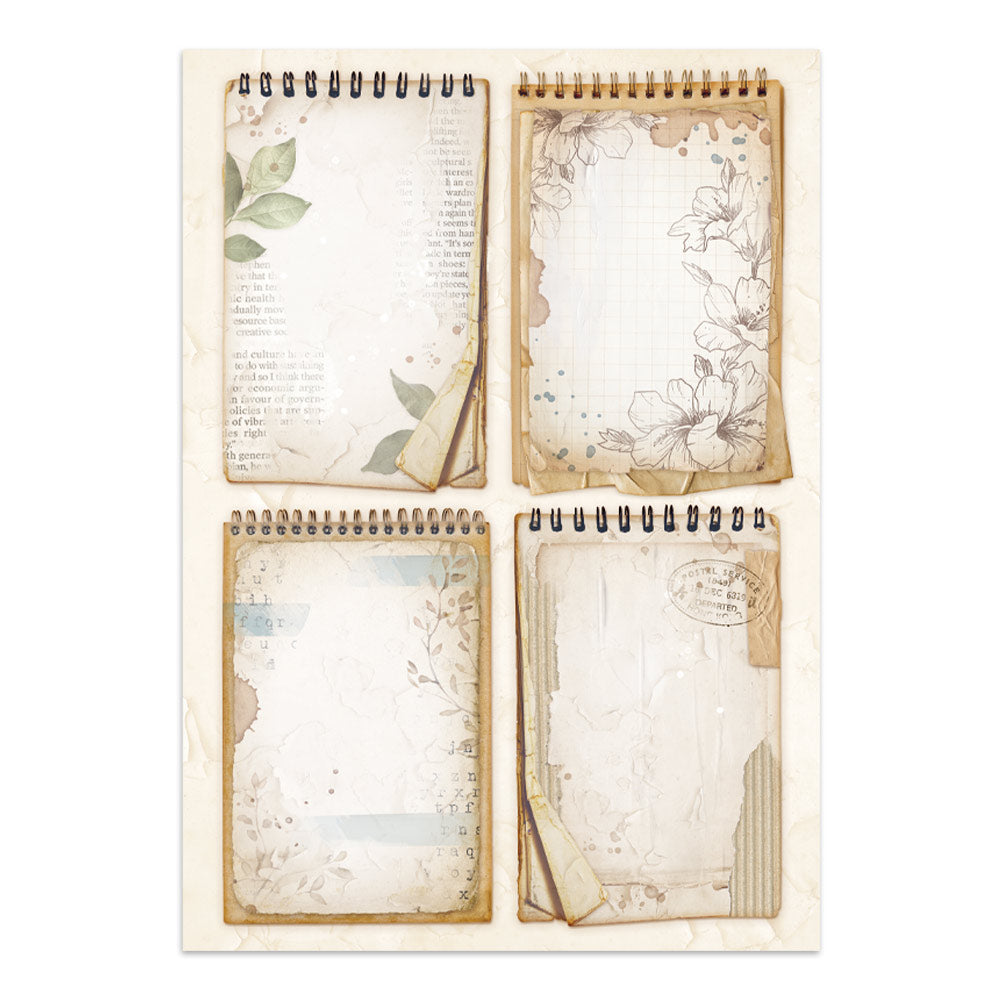 Printed Art Junk Journal: Stickers, Cut-Outs, Backgrounds For Art And Craft - Secret Diary