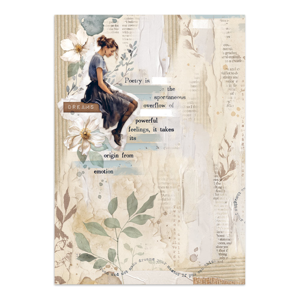 Printed Art Junk Journal: Stickers, Cut-Outs, Backgrounds For Art And Craft - Secret Diary