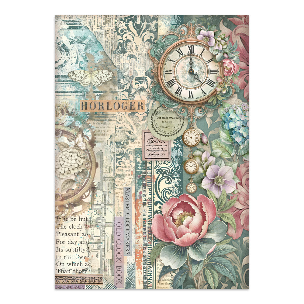 Printed Art Junk Journal: Stickers, Cut-Outs, Backgrounds For Art And Craft - Gardens Of Time