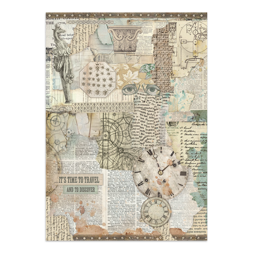 Printed Art Junk Journal: Stickers, Cut-Outs, Backgrounds For Art And Craft - Gardens Of Time