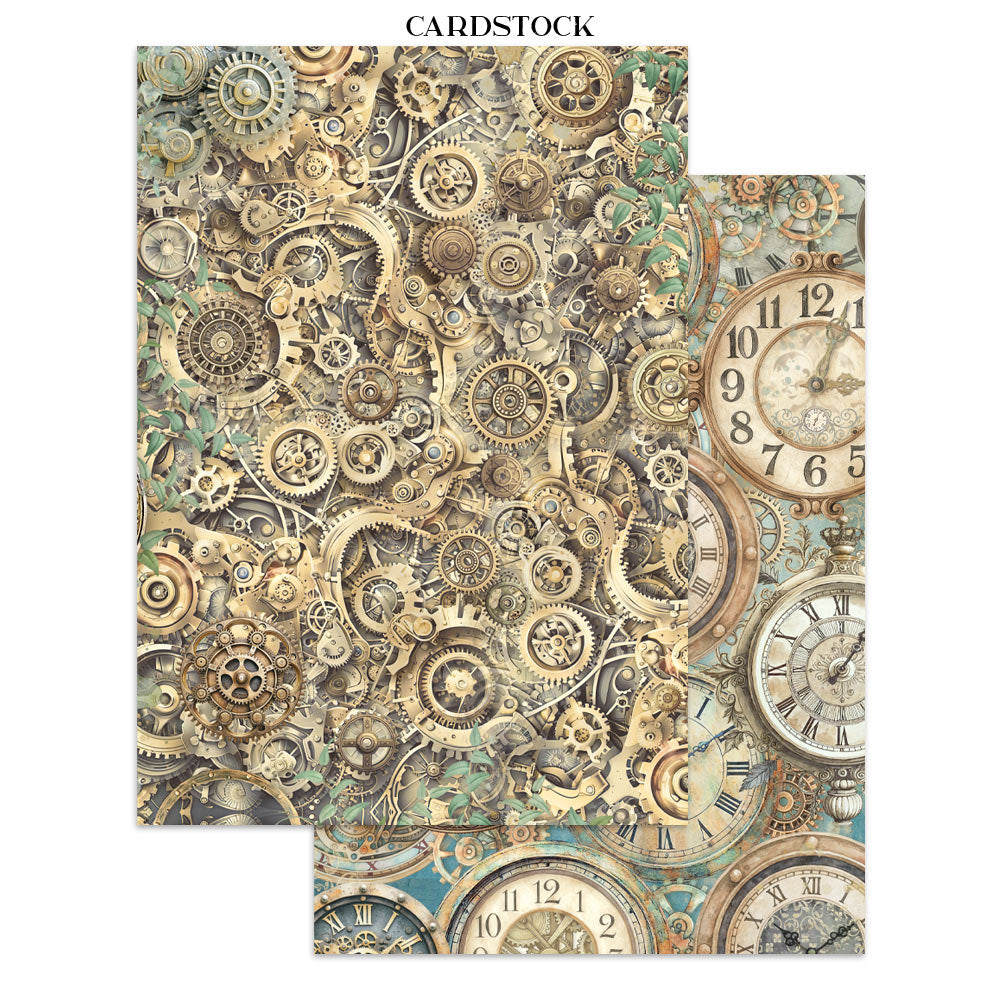 Printed Art Junk Journal: Stickers, Cut-Outs, Backgrounds For Art And Craft - Gardens Of Time