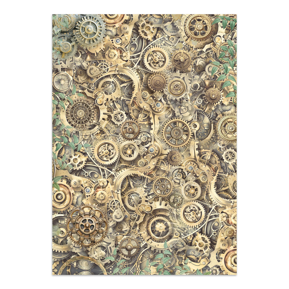 Printed Art Junk Journal: Stickers, Cut-Outs, Backgrounds For Art And Craft - Gardens Of Time