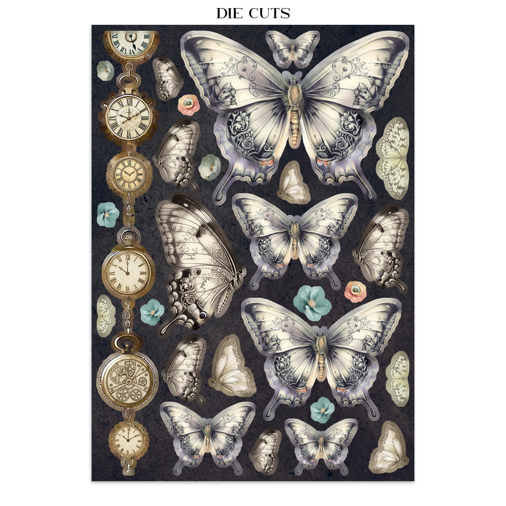 Printed Art Junk Journal: Stickers, Cut-Outs, Backgrounds For Art And Craft - Gardens Of Time