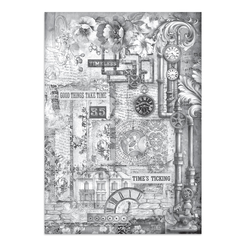 Printed Art Junk Journal: Stickers, Cut-Outs, Backgrounds For Art And Craft - Gardens Of Time