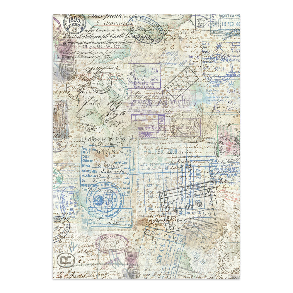 Printed Art Junk Journal: Stickers, Cut-Outs, Backgrounds For Art And Craft - Art Of Travelling