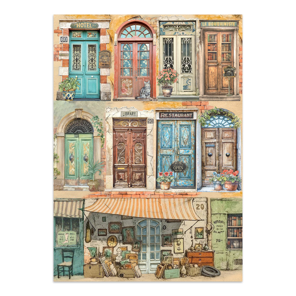Printed Art Junk Journal: Stickers, Cut-Outs, Backgrounds For Art And Craft - Art Of Travelling