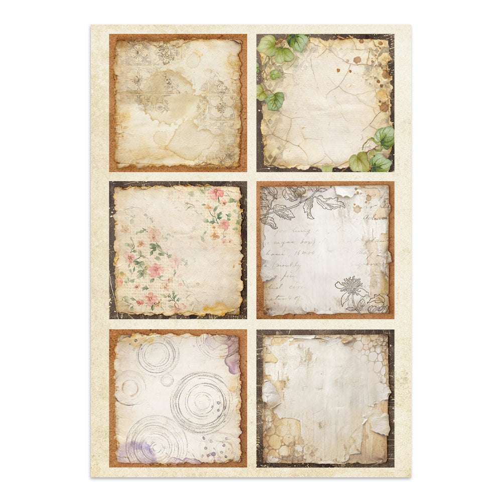 Printed Art Junk Journal: Stickers, Cut-Outs, Backgrounds For Art And Craft - All Around