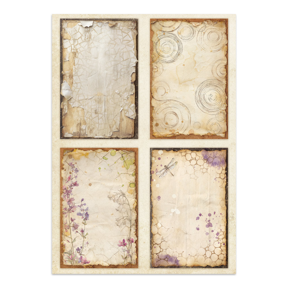 Printed Art Junk Journal: Stickers, Cut-Outs, Backgrounds For Art And Craft - All Around
