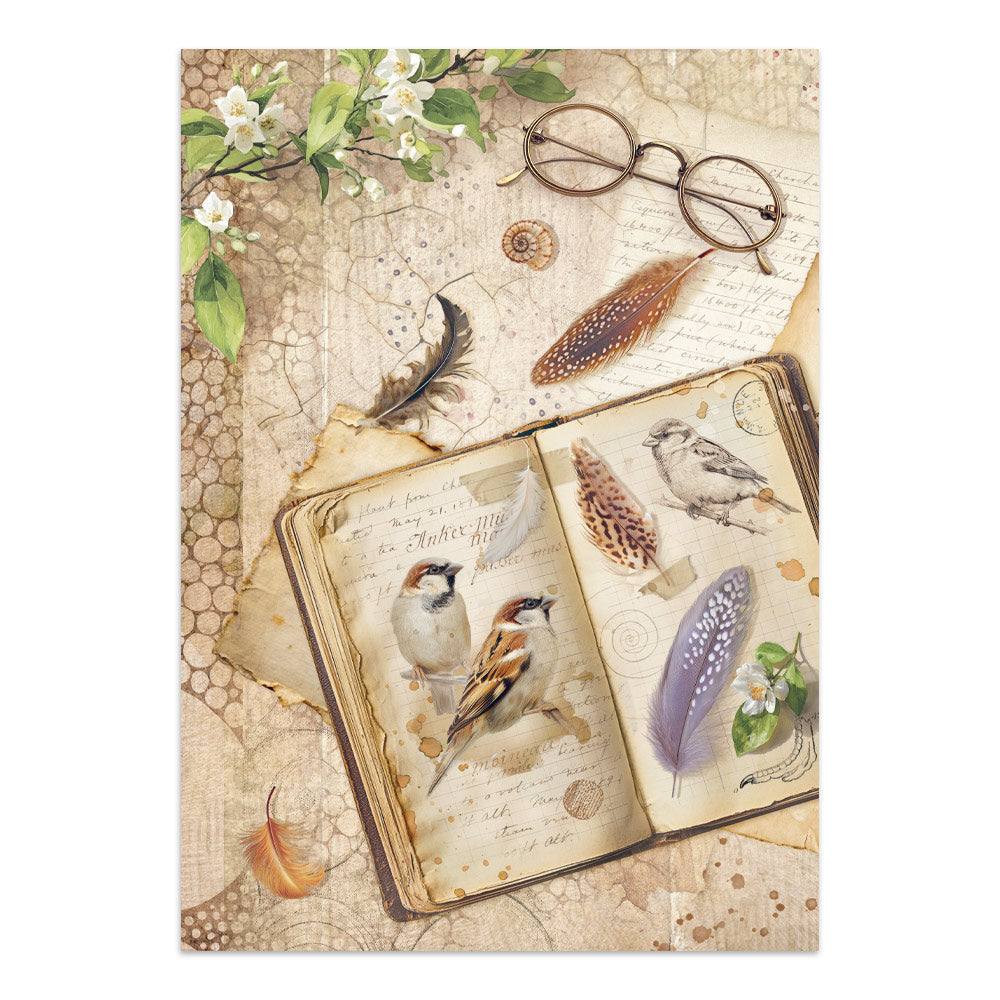 Printed Art Junk Journal: Stickers, Cut-Outs, Backgrounds For Art And Craft - All Around