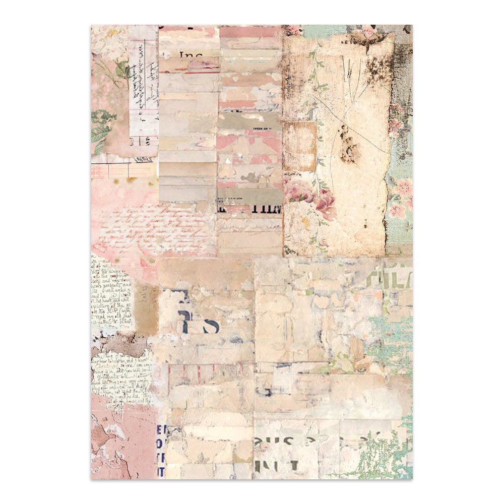 Printed Art Junk Journal: Stickers, Cut-Outs, Backgrounds For Art And Craft - Wonderland