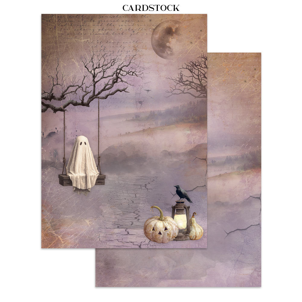 Printed Art Junk Journal: Stickers, Cut-Outs, Backgrounds For Art And Craft - Halloween