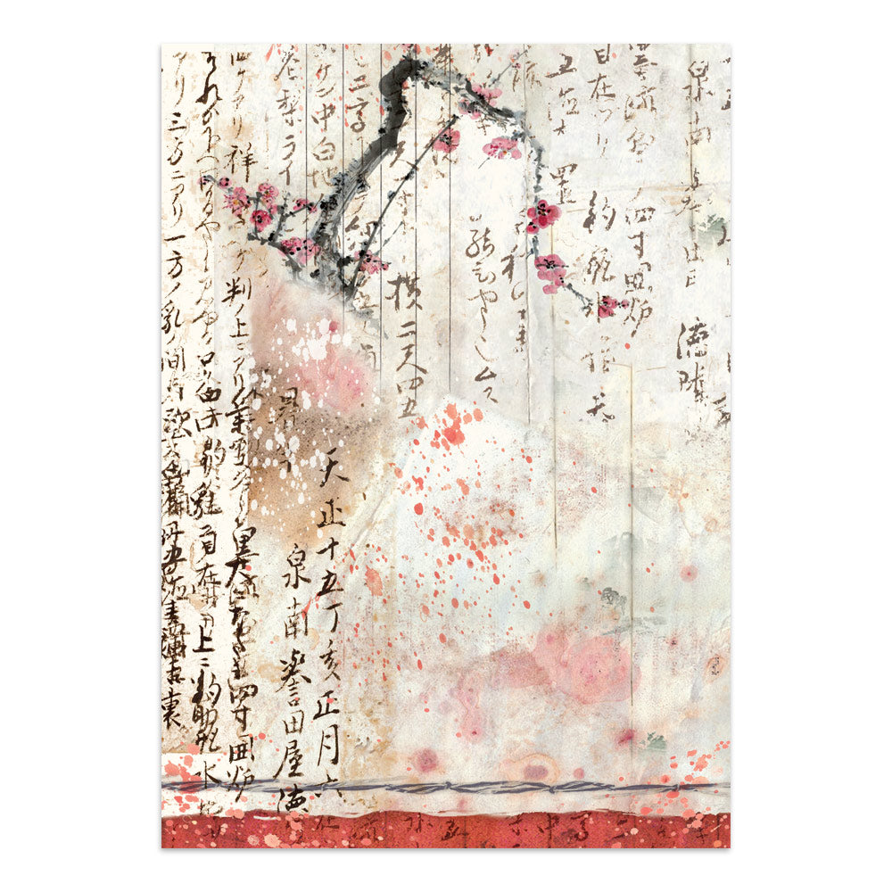 Printed Art Junk Journal: Stickers, Cut-Outs, Backgrounds For Art And Craft - Oriental Garden