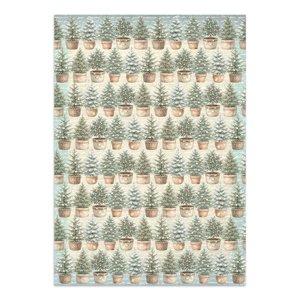 Printed Art Junk Journal: Stickers, Cut-Outs, Backgrounds For Art And Craft - White Christmas