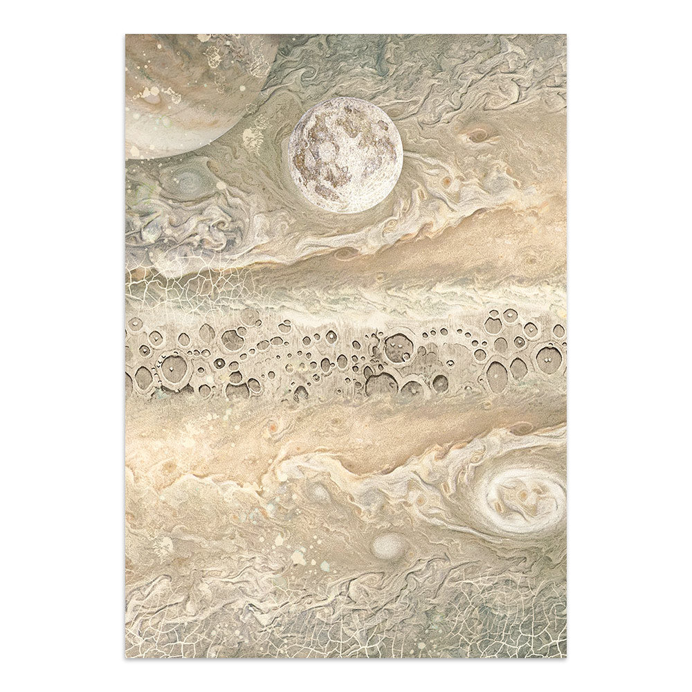 Printed Art Junk Journal: Stickers, Cut-Outs, Backgrounds For Art And Craft - Cosmos