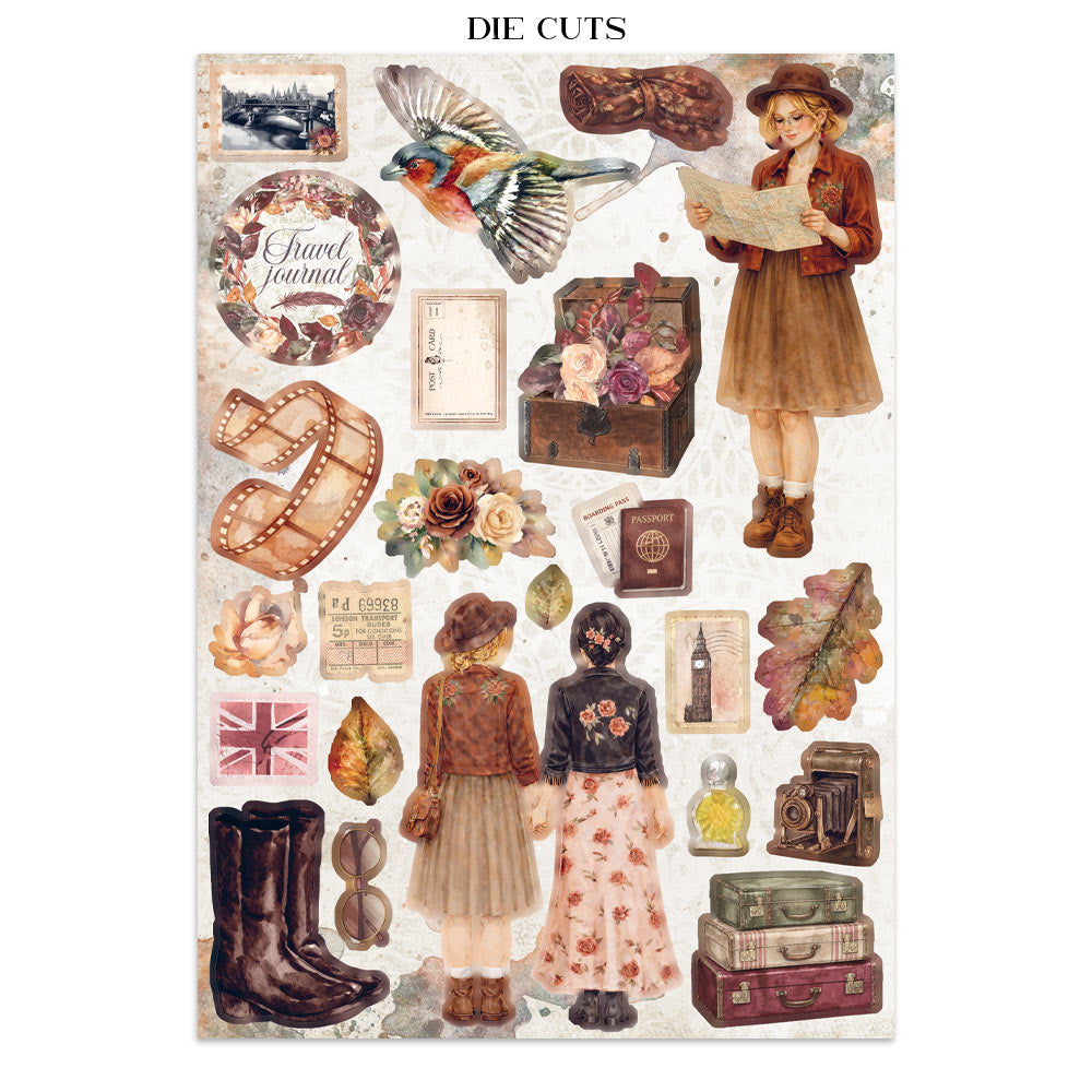 Printed Art Junk Journal: Stickers, Cut-Outs, Backgrounds For Art And Craft - Our Way