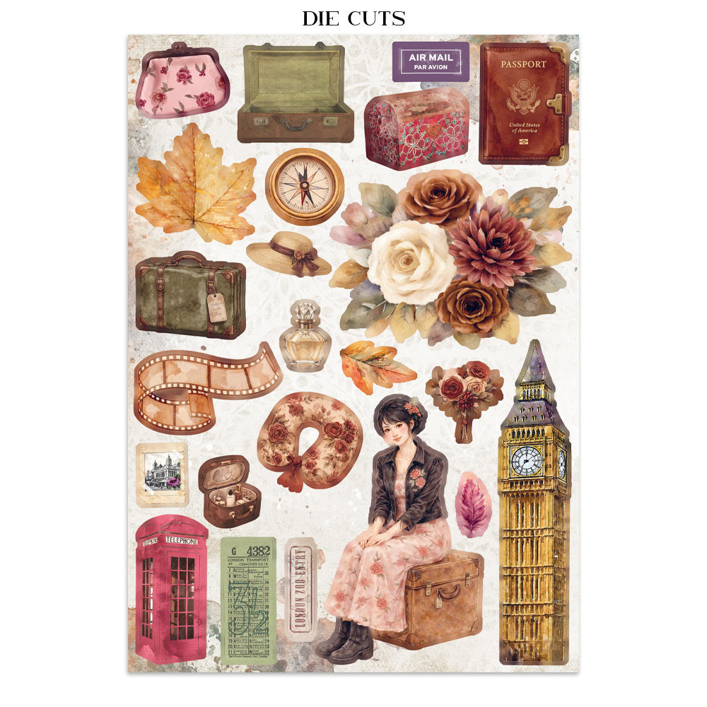 Printed Art Junk Journal: Stickers, Cut-Outs, Backgrounds For Art And Craft - Our Way