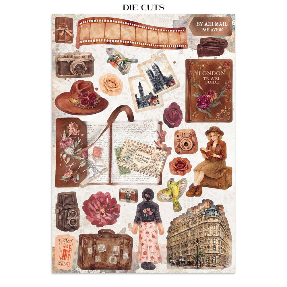 Printed Art Junk Journal: Stickers, Cut-Outs, Backgrounds For Art And Craft - Our Way