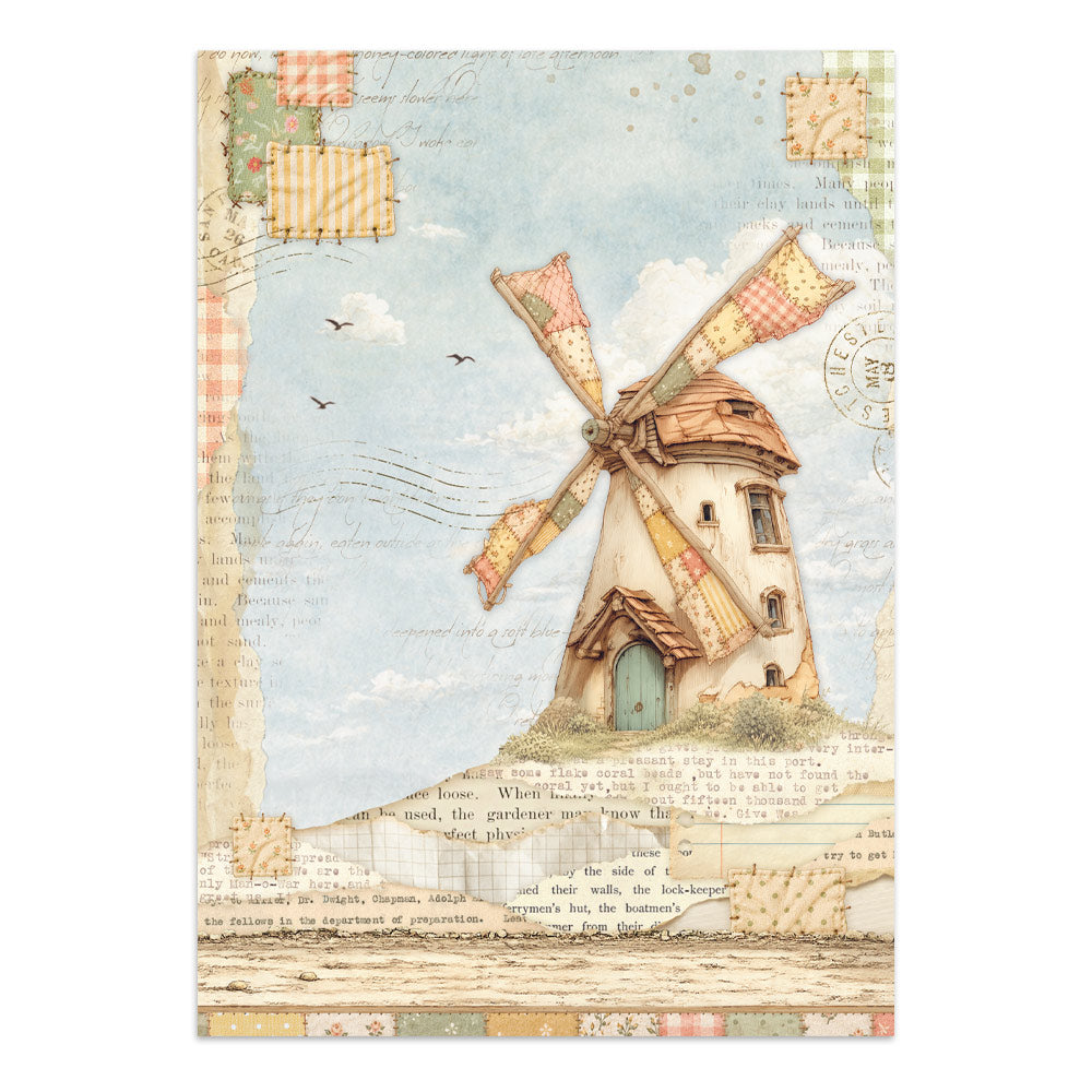 Printed Art Junk Journal: Sticker, Cut-Outs, Backgrounds For Art And Craft - Cozy Family