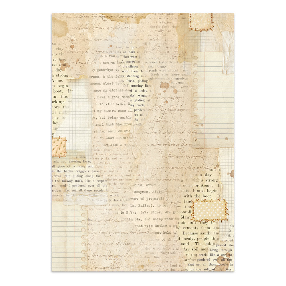 Printed Art Junk Journal: Sticker, Cut-Outs, Backgrounds For Art And Craft - Cozy Family