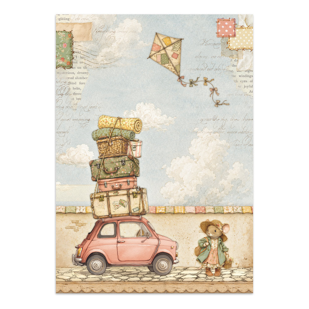Printed Art Junk Journal: Sticker, Cut-Outs, Backgrounds For Art And Craft - Cozy Family