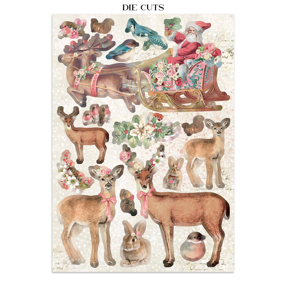 Printed Art Junk Journal Focus Points For Art And Craft A5 - Winter Magic