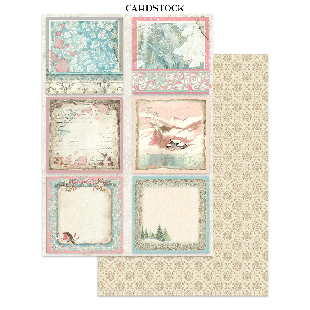 Printed Art Junk Journal Focus Points For Art And Craft A5 - Winter Magic